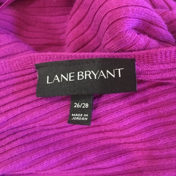 Lane Bryant Sweater Purple Sz 26/28 - Picture 4 of 4
